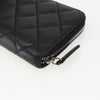 Chanel Zip Around Organizer Wallet Quilted Lambskin