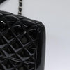 Chanel Just Mademoiselle Bag Quilted Patent