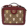 Gucci Doraemon Ophidia Zip Around Camera Bag Printed Mini GG Coated Canvas