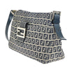 Secondhand Fendi Vintage Flap Shoulder Bag Zucchino Canvas with
