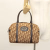 Christian Dior Vintage CD Trotter Handbag Canvas