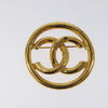 Chanel CC Brooch Metal