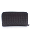 Bottega Veneta Intrecciato Long Zip  Wallet Leather