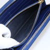 Secondhand Prada Zip Around Organizer Wallet Saffiano Leather with Applique
