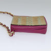 Secondhand Chanel Chain Cigarette Case Pony Hair and