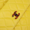Chanel Vintage CC Resin Pocket Tote Quilted Leather
