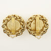 Secondhand Chanel Vintage Round CC Clip-On Earrings