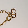 Secondhand Christian Dior CD Pendant Necklace Gold-plated