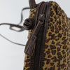 Bottega Veneta Vintage Shoulder Bag Leopard Print