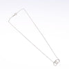 Tiffany & Co. Elsa Peretti Double Loop Pendant Necklace Silver 925