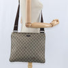 Gucci Zip Top Messenger Bag GG Coated Canvas