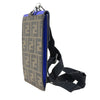Secondhand Fendi Phone Holder Bag Zucca Canvas and