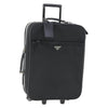 Prada Trolley Rolling Luggage Tessuto and Saffiano Leather