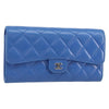 Secondhand Chanel CC Gusset Classic Flap Wallet Quilted