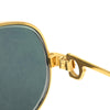 Secondhand Cartier Romance Sunglasses Gold Metal Accessories