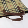Secondhand Burberry Top Handle Tote Haymarket