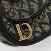 Secondhand Christian Dior Saddle Zip Pouch Diorissimo
