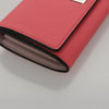 Secondhand Fendi Peekaboo Wallet Pink Leather Accessories