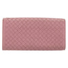 Bottega Veneta Intrecciato Long Zip  Wallet Leather