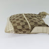 Secondhand Gucci Zip Messenger Bag GG Canvas with Perforated