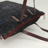 Prada Convertible Tote Printed Tessuto with Saffiano
