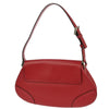 Secondhand Burberry Vintage Handbag Red Leather Bags