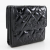 Secondhand Chanel Bi-Fold Wallet Quilted Patent