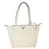 Secondhand Prada Vintage Tote White Leather Accessories