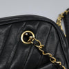 Secondhand Chanel V Stitch Black Leather Bags