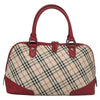 Secondhand Burberry Nova Check Handbag Nova Check Canvas and