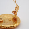 Secondhand Chanel Vintage CC Round Button Clip-On Earrings