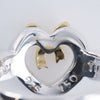 Tiffany & Co. Heart Ribbon Ring Silver 925 and K18 Yellow Gold
