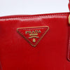 Prada Lux Open Tote Vernice Saffiano Leather