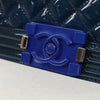 Secondhand Chanel Boy Flap Bag Quilted Plexiglass Patent