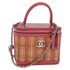 Secondhand Chanel Take Away Vanity Case Rattan and