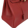 Hermes Birkin Handbag Red Ardennes with Gold Hardware