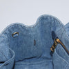 Secondhand Prada Canapa Tote Blue Denim Jeans Bags
