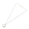 Tiffany & Co. Elsa Peretti Open Heart Pendant Necklace Sterling Silver