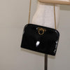 Salvatore Ferragamo Vintage Gancini Chain Shoulder Bag Leather