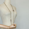 Secondhand Chanel Vintage Double Strand CC Pendant Necklace