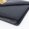 Secondhand Celine Clutch Bag Navy Leather Accessories