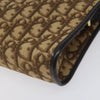 Christian Dior Vintage Trotter Crossbody Bag Diorissimo Coated Canvas