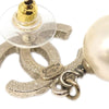 Secondhand Chanel CC Pearl Drop Earrings Faux Pearl and