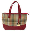 Secondhand Burberry Nova Check Handbag Nova Check Canvas and