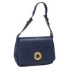 Secondhand Celine Circle logo Blue Leather Bags