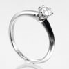 Tiffany & Co. Novo Solitaire Ring Platinum with Diamonds and Cushion Cut I/VS2 Diamond