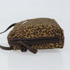 Bottega Veneta Vintage Shoulder Bag Leopard Print