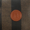 Fendi Vintage Pequin Convertible Boston Bag Coated Canvas