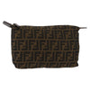 Secondhand Fendi Logo Zucca Clutch PVC