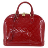 Louis Vuitton Alma Handbag Monogram Vernis